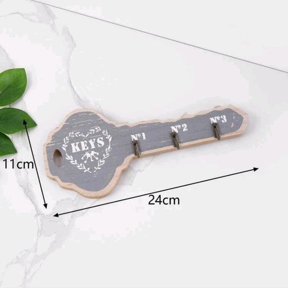 🍉5 for $25* Wood Key Rack - Picture 2 of 4